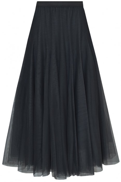 Юбка - пачка "Идлен" темно-серый графит, фатин, пышная (длина 85 см)