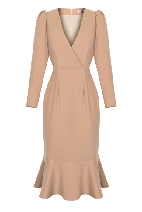 Платье "Трамп" песочное