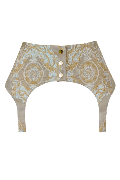 Пояс-Корсет "Версаль Уисли"бежево - золотистое, атлас