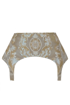 Пояс-Корсет "Версаль Уисли"бежево - золотистое, атлас