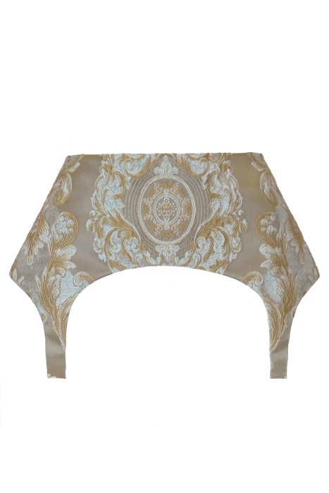 Пояс-Корсет "Версаль Уисли"бежево - золотистое, атлас