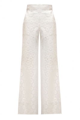 Брюки "Эльвис" белые, кружево
