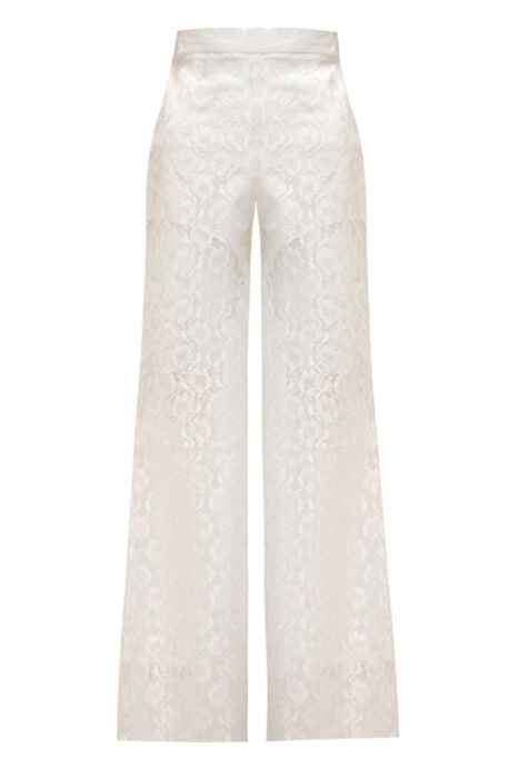 Брюки "Эльвис" белые, кружево