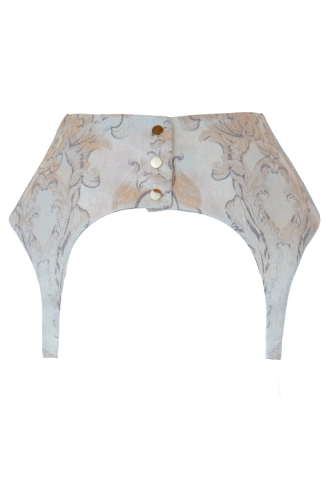 Пояс-Корсет "Версаль Уисли"молочное с золотистым, атлас