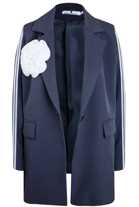 Костюм "Мерфи" серый (графит), с лампасами + брошь