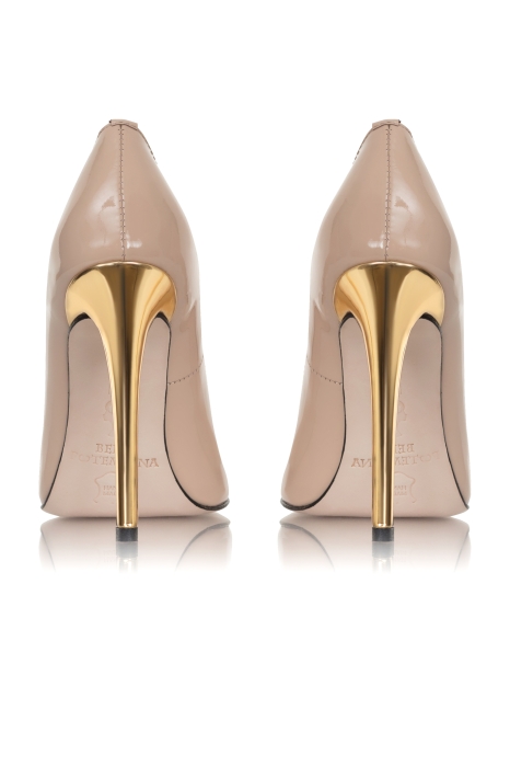 Туфли "Эмми" лак нюдовые