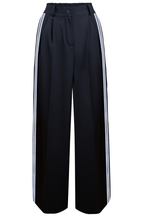 Костюм "Мерфи" черный, с лампасами + брошь