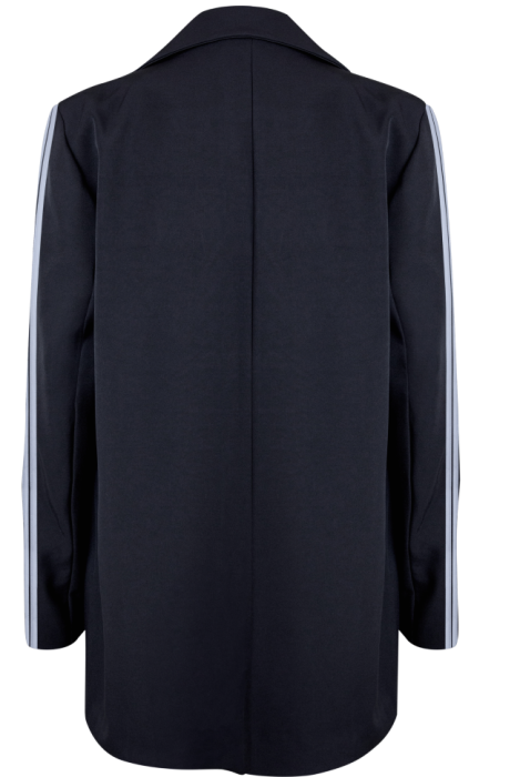 Костюм "Мерфи" черный, с лампасами + брошь