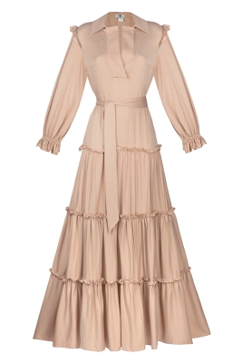 Платье "New Марика" нюдовое