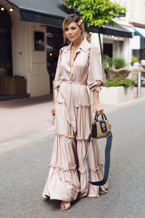 Платье "New Марика" нюдовое