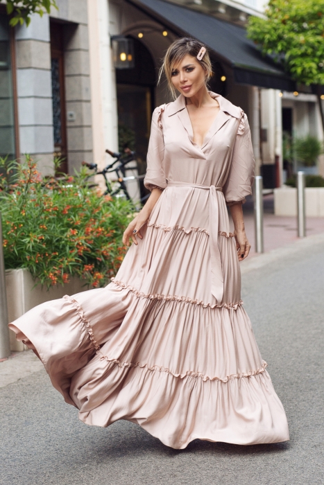 Платье "New Марика" нюдовое