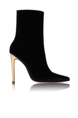 Ботильоны "SS-18" бархат черные