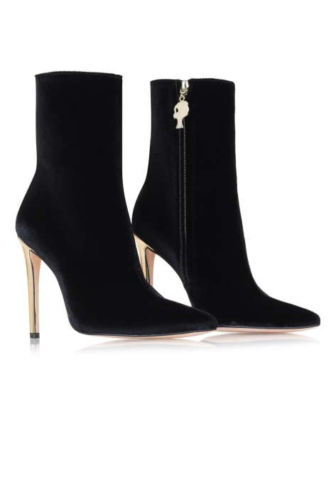Ботильоны "SS-18" бархат черные