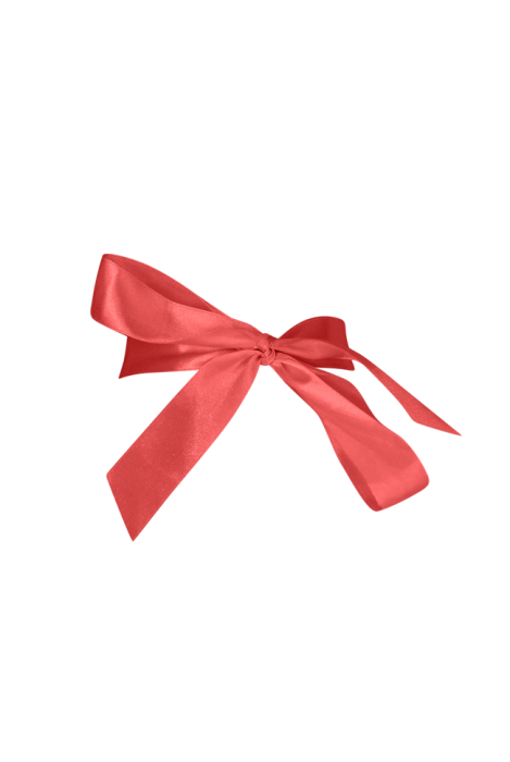 Брошь - чокер "Камелия" красная, с лого