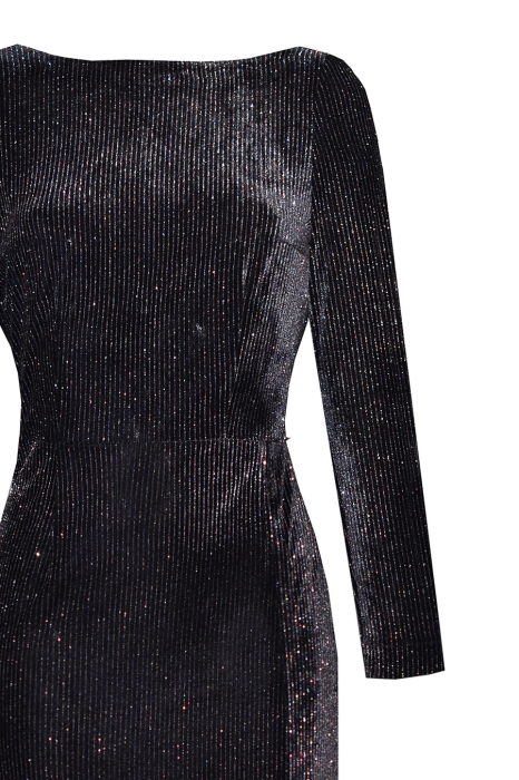 Платье "Джипси", черный бархат, люрекс мультицвет