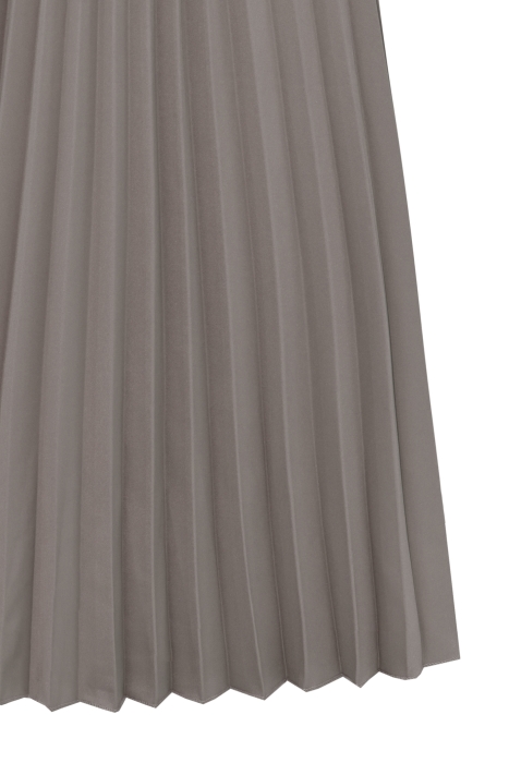 Юбка "плиссе" нюдовая, миди (длина 80 см)