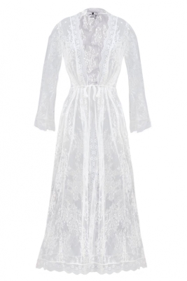 Накидка - Туника "Венди" белая, кружево