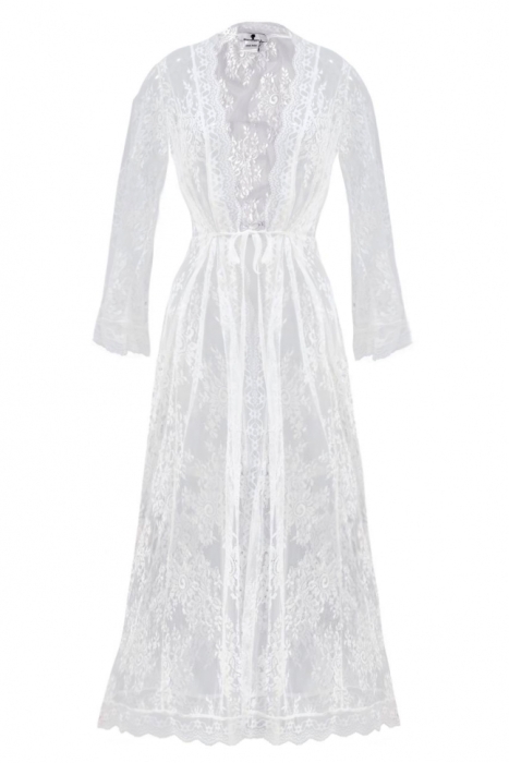 Накидка - Туника "Венди" белая, кружево