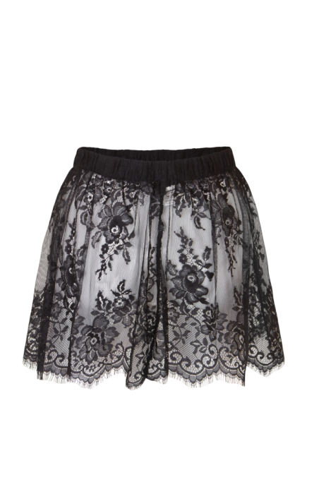 Баска "Канэлла" черная, кружево