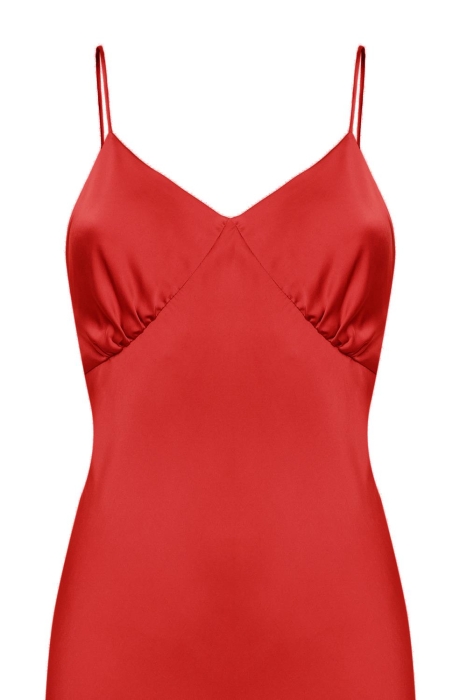 Комбинация "Жюли" красная, миди