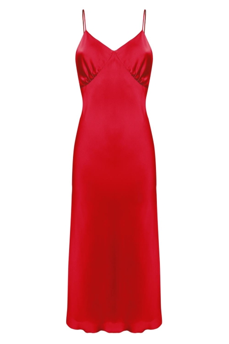 Комбинация "Жюли" красная, миди