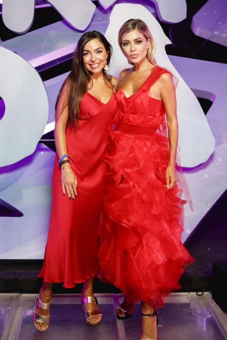 Комбинация "Жюли" красная, миди