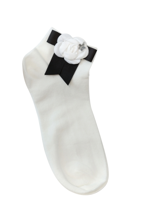 Носки "Бант" белые