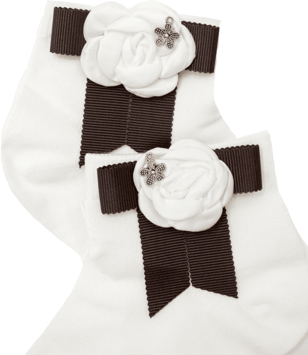 Носки "Бант" белые