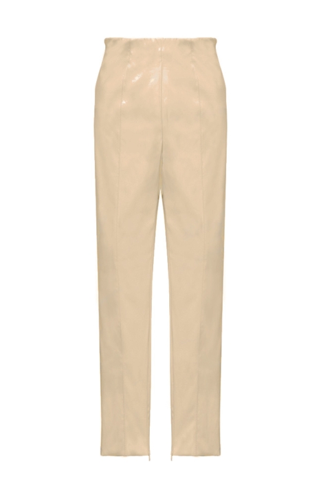 Лосины "Рикки" бежевые, эко-кожа