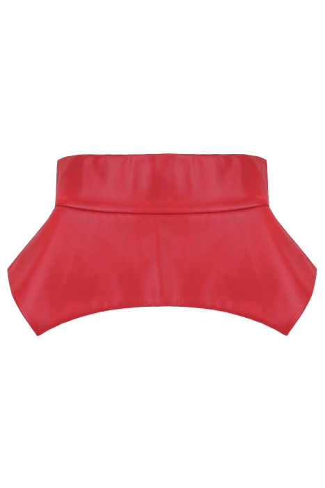 Пояс - баска красная, эко-кожа, имитация подтяжек