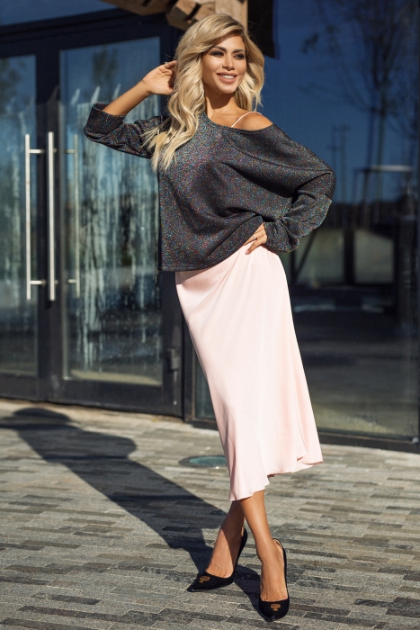 Комбинация "Жюли" нюдовая, миди