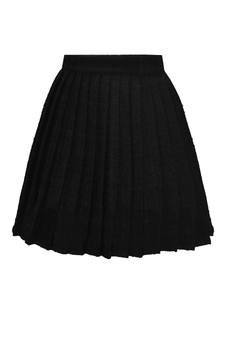 Костюм "Клэрри" черный, с юбкой, твид, мини