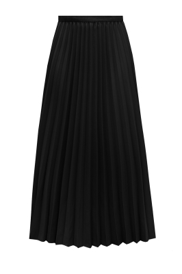 Юбка "плиссе" черная, миди (длина 80 см)