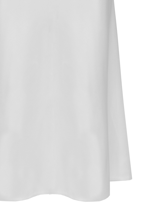 Юбка "атлас" эко-шелк плотный, белая (длина 80 см)