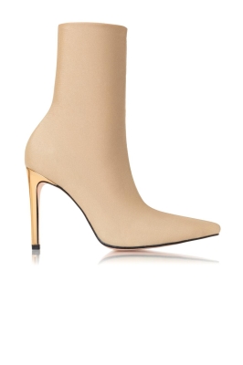 Ботильоны "SS-18" бифлекс нюдовые