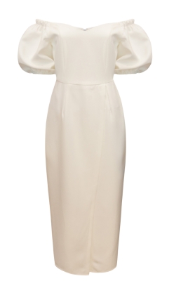 Платье "Эльзи" белое, миди