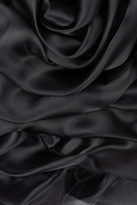 Топ-корсет,черный,один объемный цветок