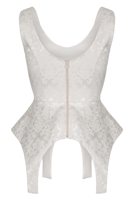 Жилет "Мейт" молочный, жаккард