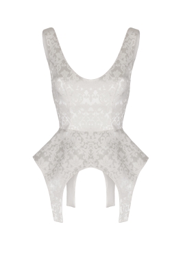 Жилет "Мейт" молочный, жаккард