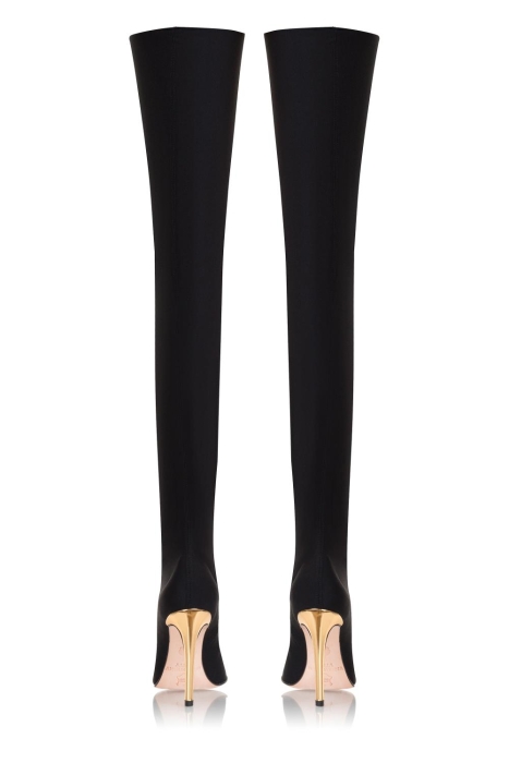 Ботфорты "SS-18" бифлекс черные