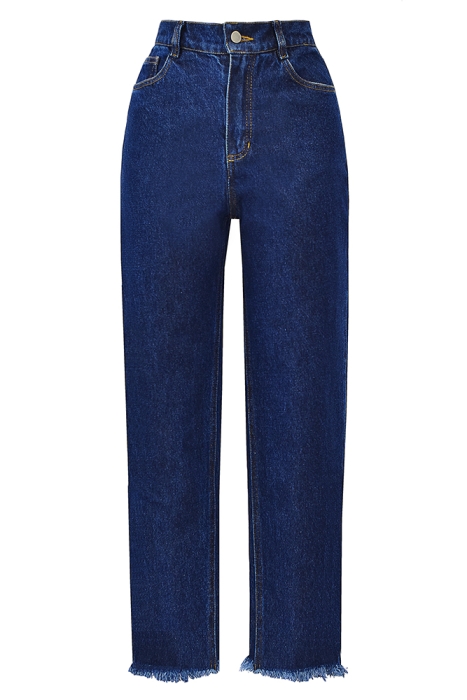 Джинсы "Марсель" синие, высокая талия