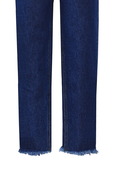 Джинсы "Марсель" синие, высокая талия