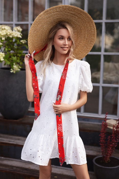 Платье "Илона" белое, РОСТ 165