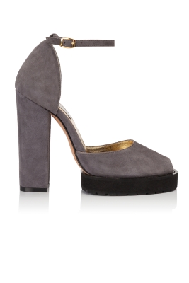 Босоножки "Альба" замша графит