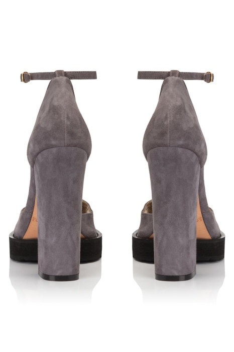 Босоножки "Альба" замша графит