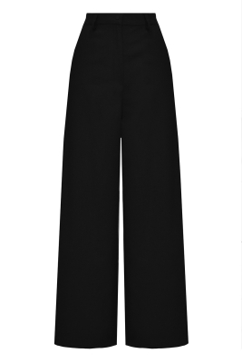 Брюки "Вильям" черные, палаццо
