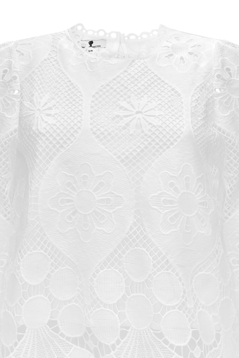 Блуза "Лиэль" белая, кружево