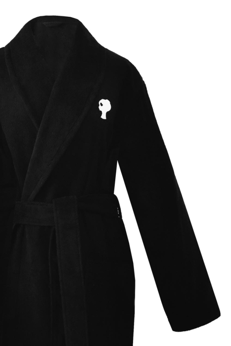 Халат "ЛОГО" черный