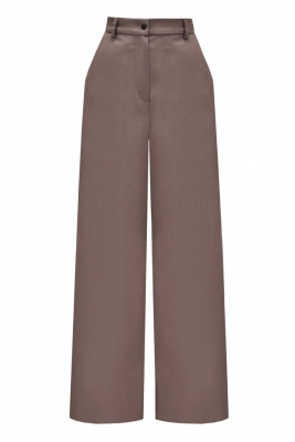 Брюки "Велес" какао, палаццо