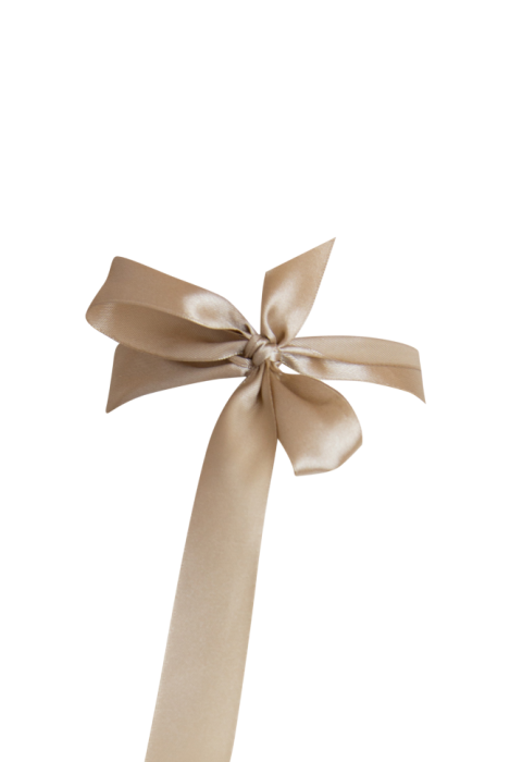 Брошь - чокер "Камелия" темно-бежевая